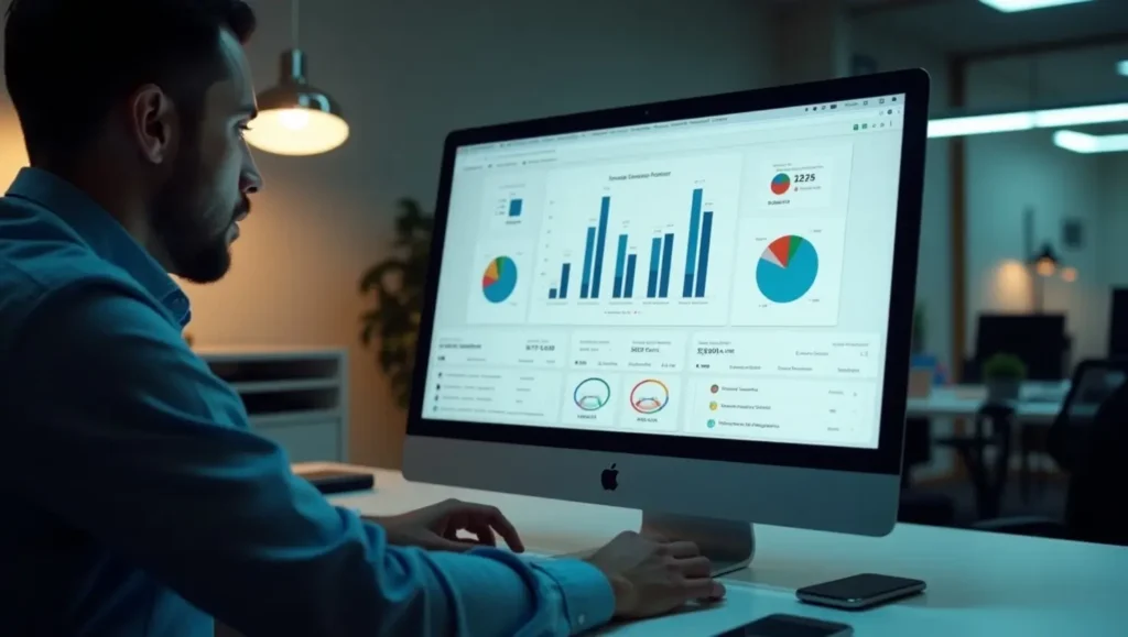 dashboard for web app