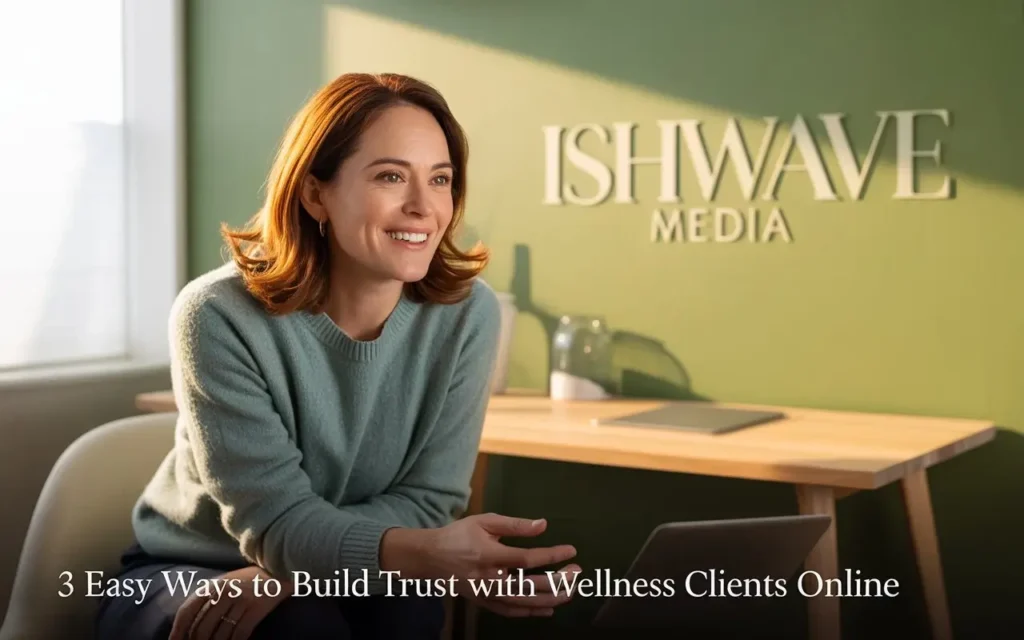 intro image for a wellness coach talking online with a client