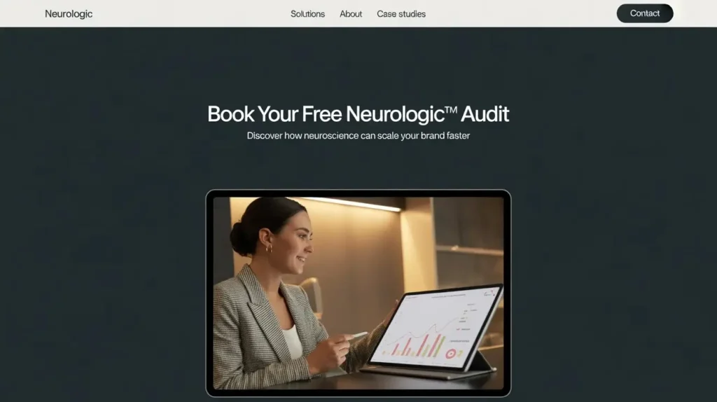 describes to book a free audit